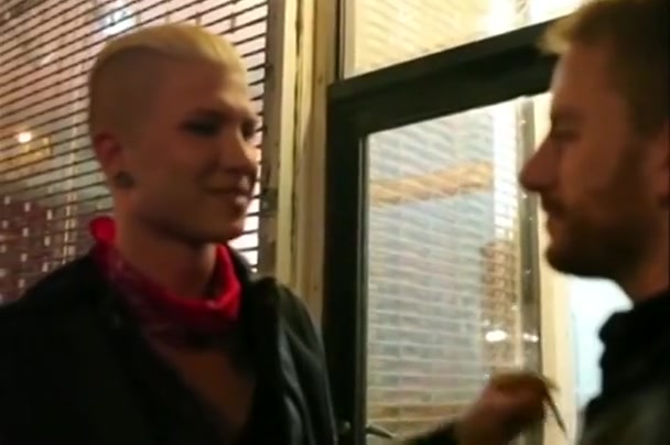 Short Haired Blond ladyboy plowing Her chap