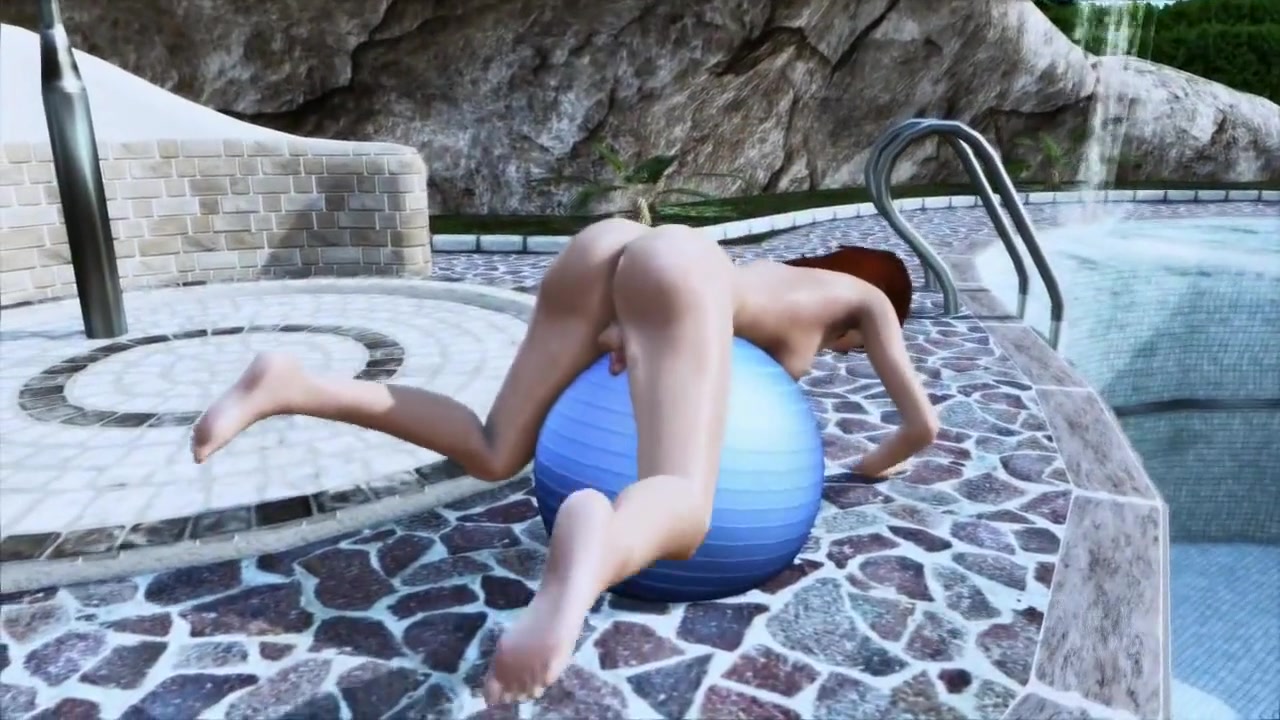 Showing Off In The Pool small cock Version