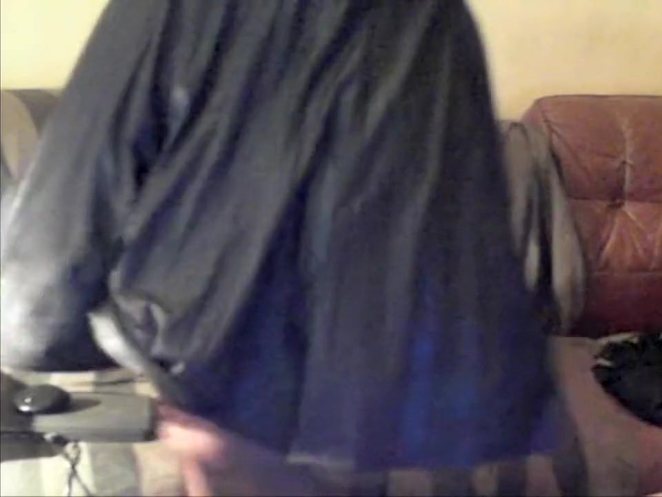 CD in satin skirt