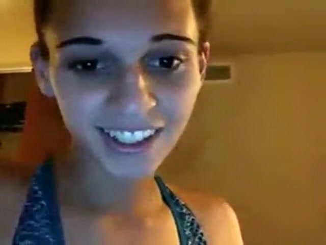 Sweet teen 18+ shows small tits