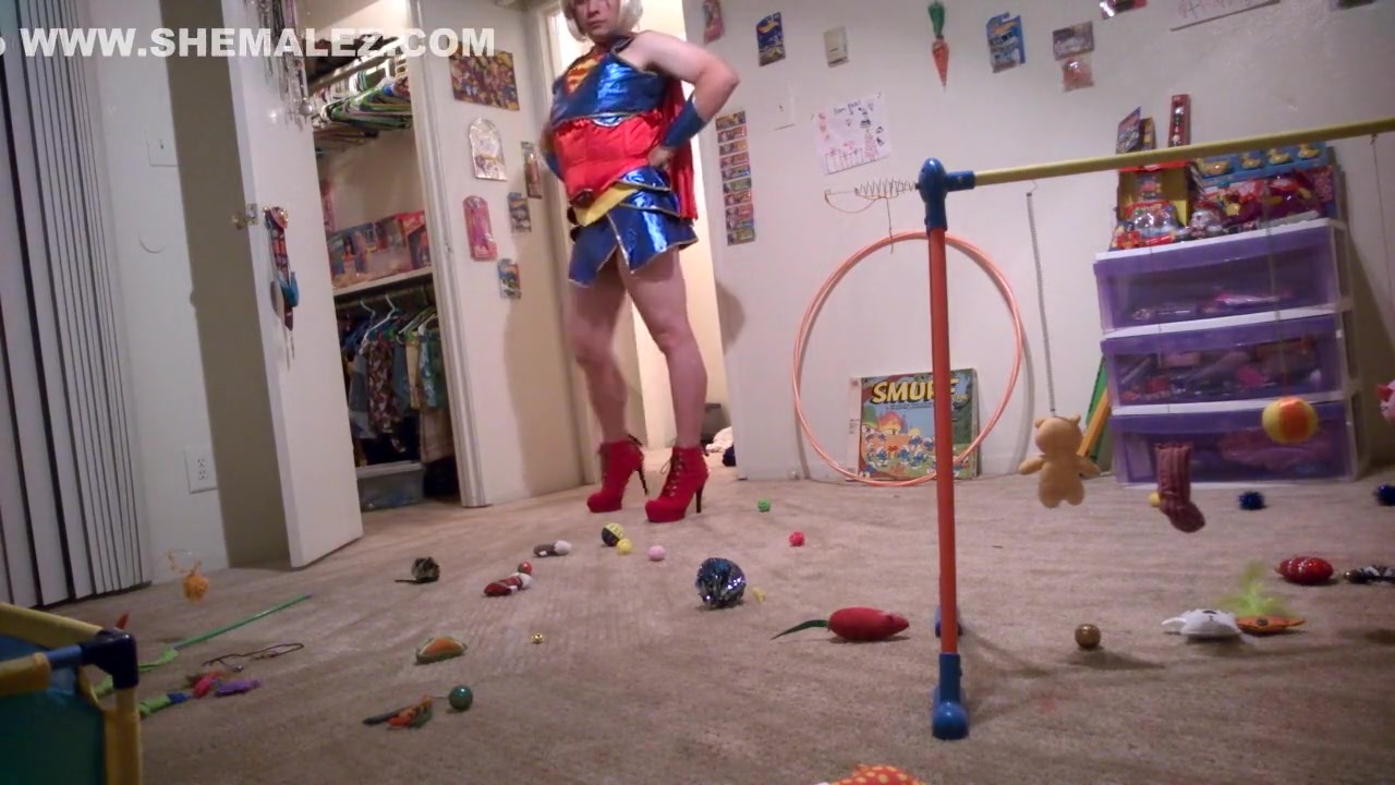 Supergirl Posing