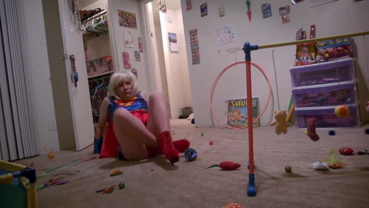 Supergirl Posing