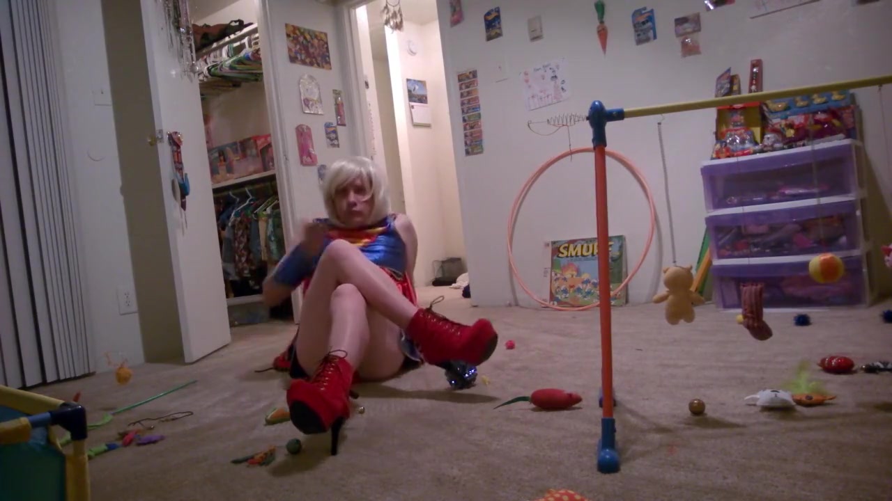 Supergirl Posing