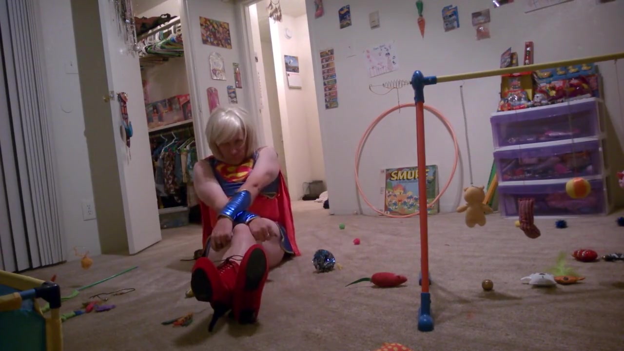 Supergirl Posing
