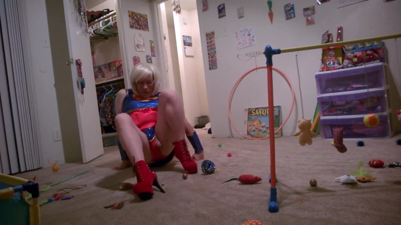 Supergirl Posing