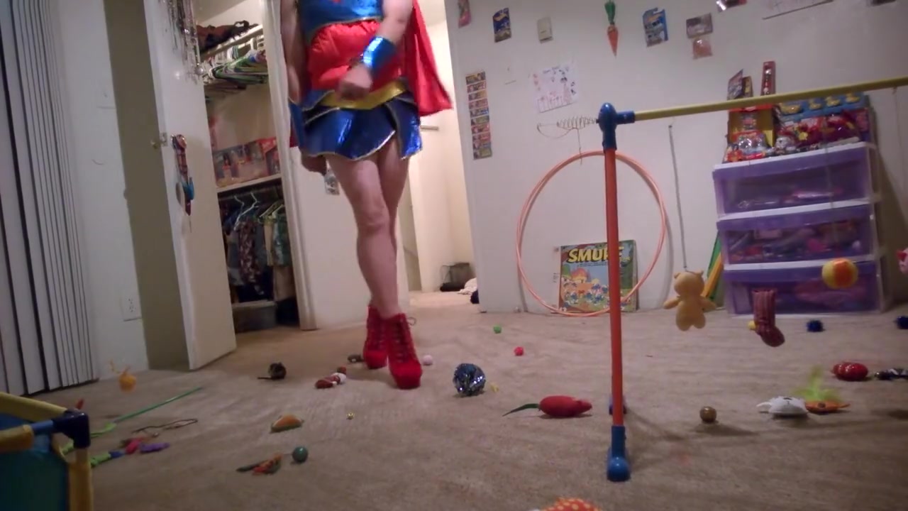 Supergirl Posing