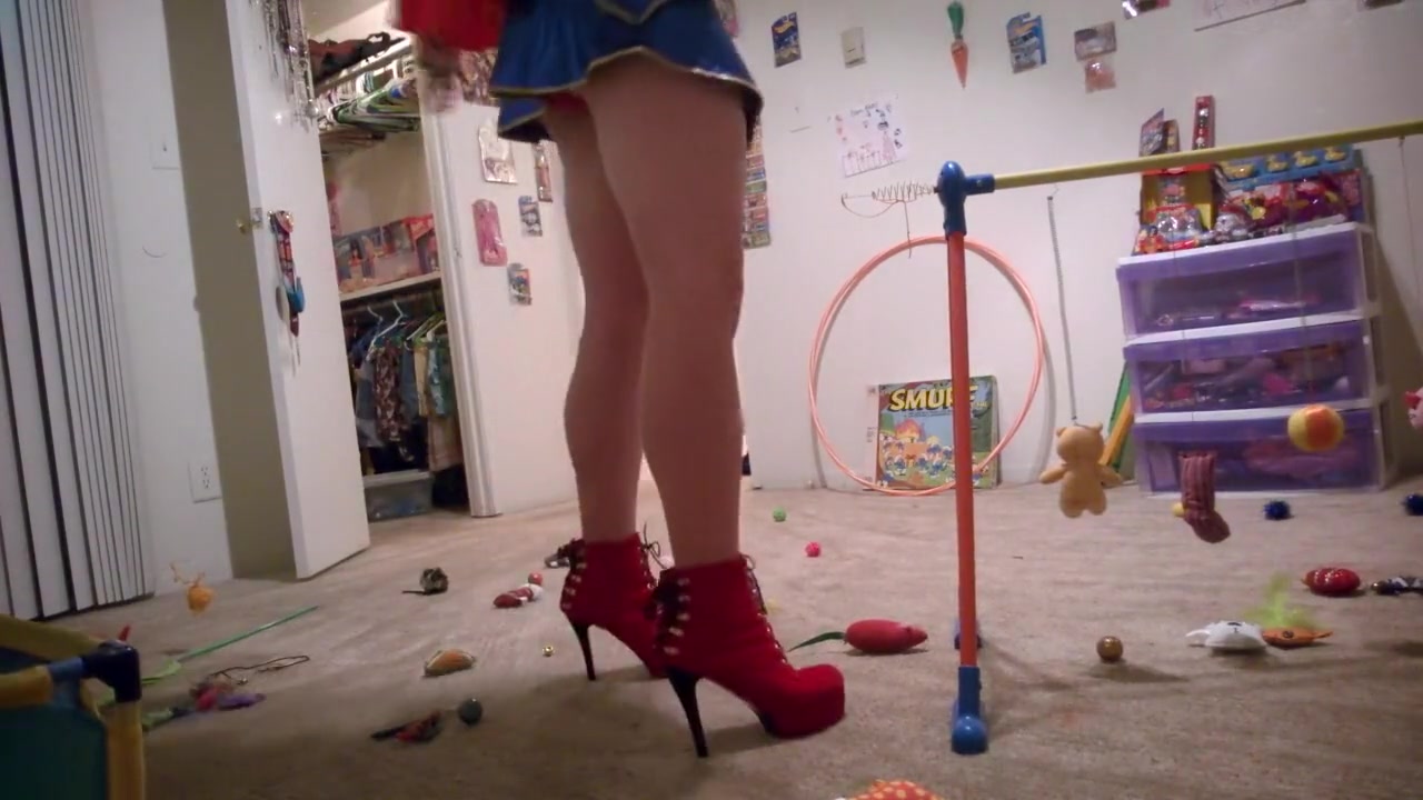 Supergirl Posing