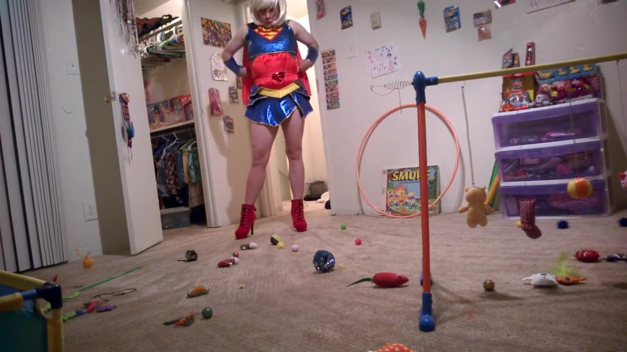 Supergirl Posing