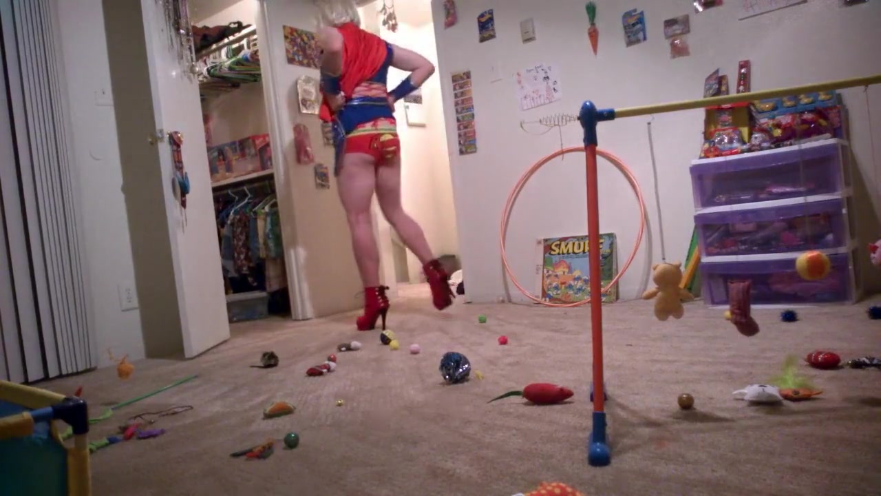 Supergirl Posing