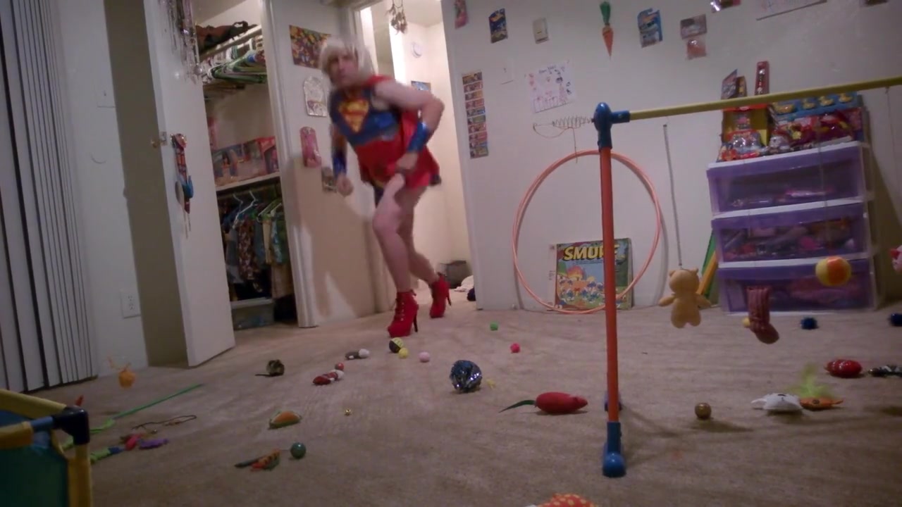 Supergirl Posing