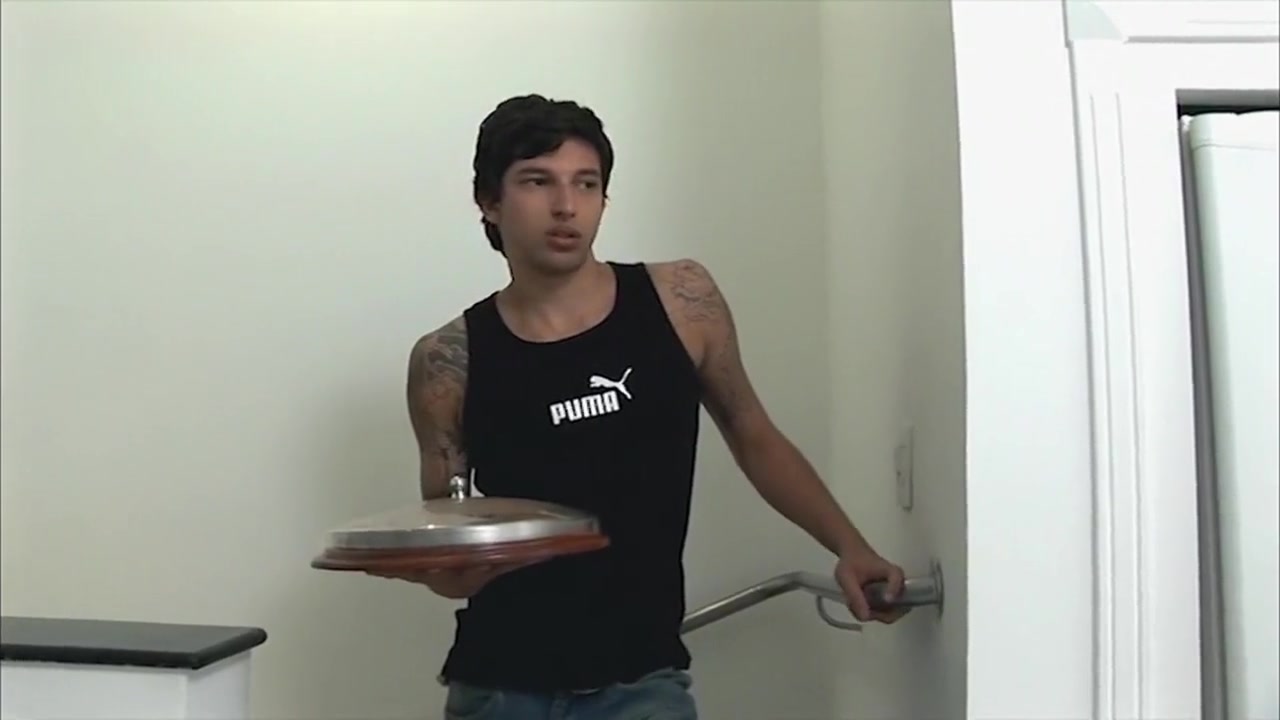 Guy Gets Fucked Hard at Threesome