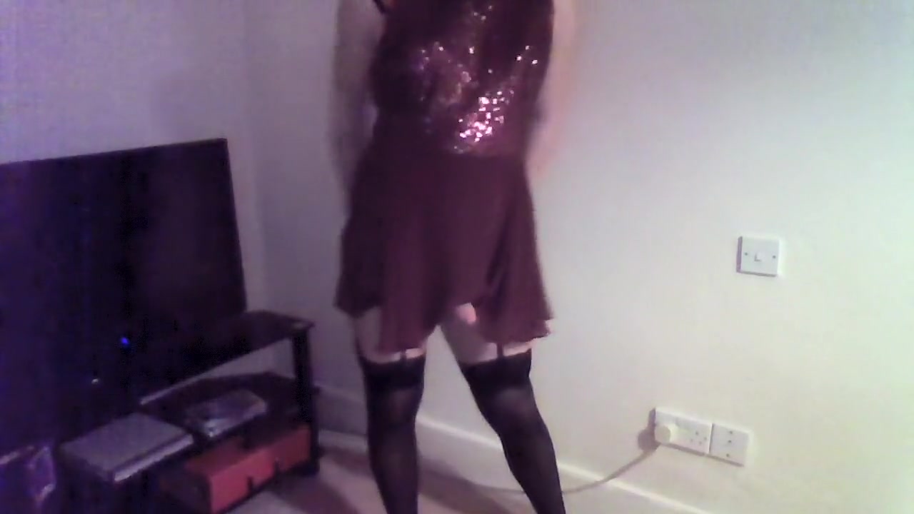 CD amateur, Sexy lingerie. cumming with dildo and buttplug