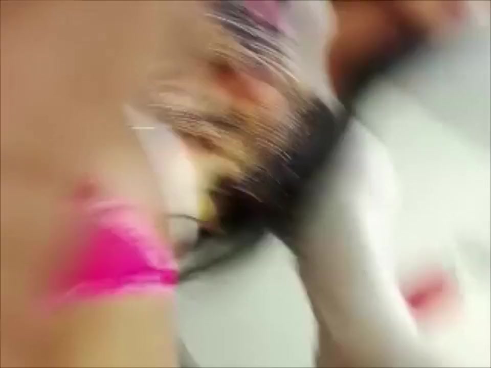 Brunette Tgirl plays with her cum