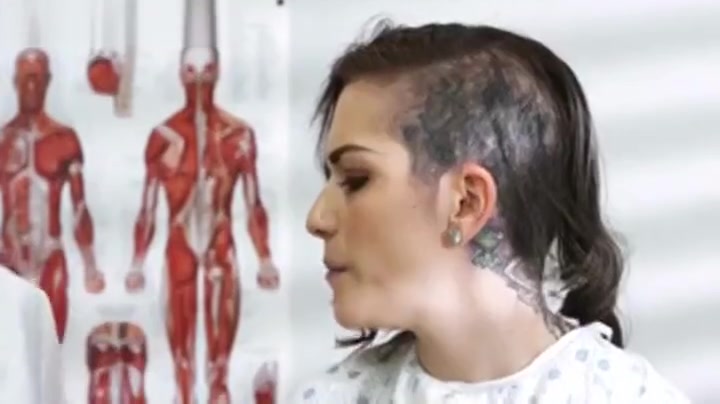 Tattooed teen 18+ nailed By Her ladyboy Doctor