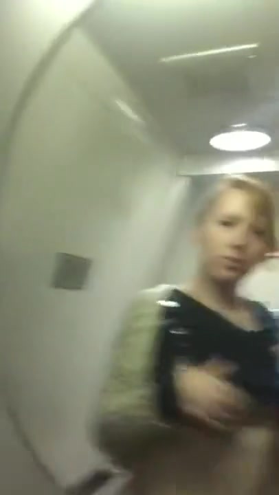 Horny Tgirl Jerks Off on a Train!