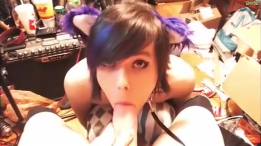 Catboy Twink Blowjob POV
