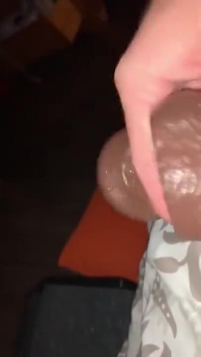 Sissy Solo in the Mirror with favorite Dildo