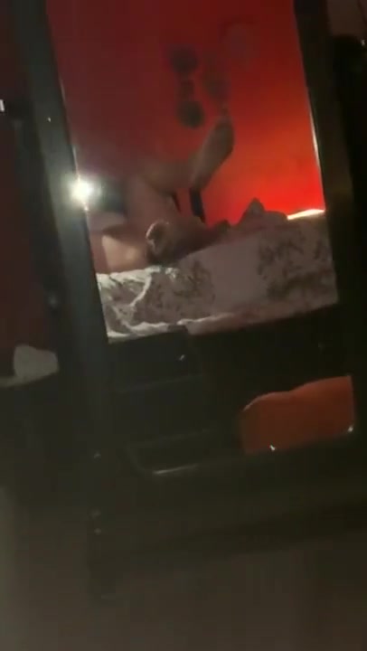 Sissy Solo in the Mirror with favorite Dildo