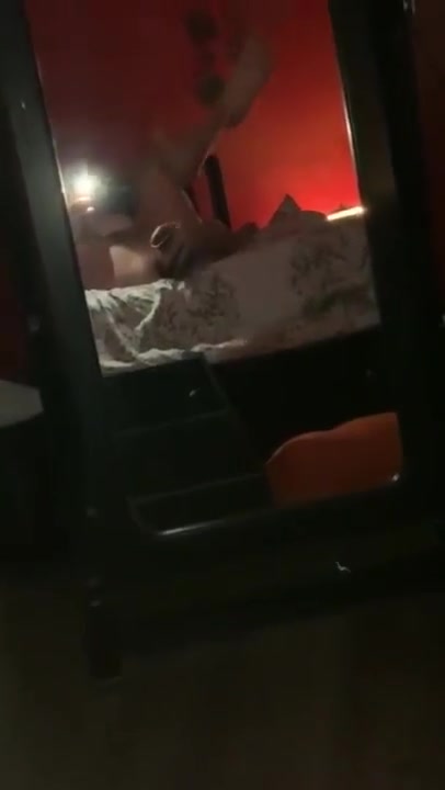 Sissy Solo in the Mirror with favorite Dildo