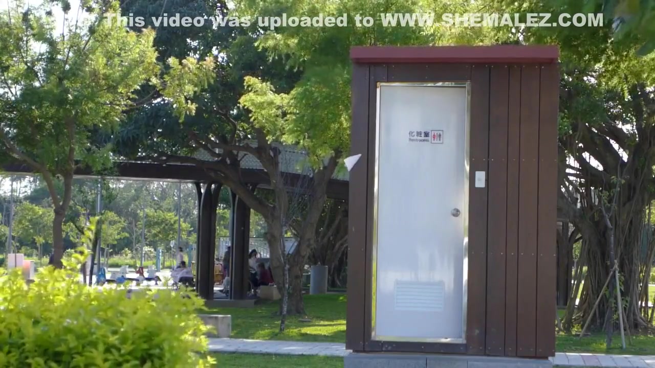 Public toilet in the park