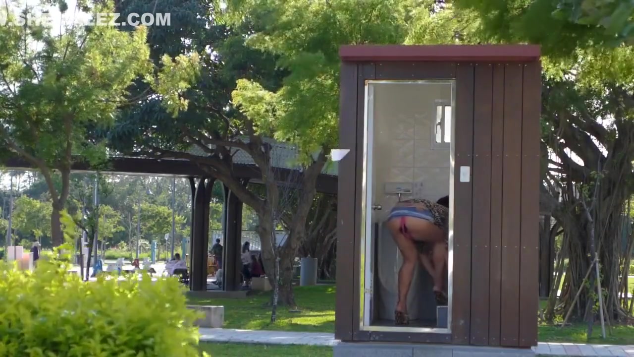 Public toilet in the park