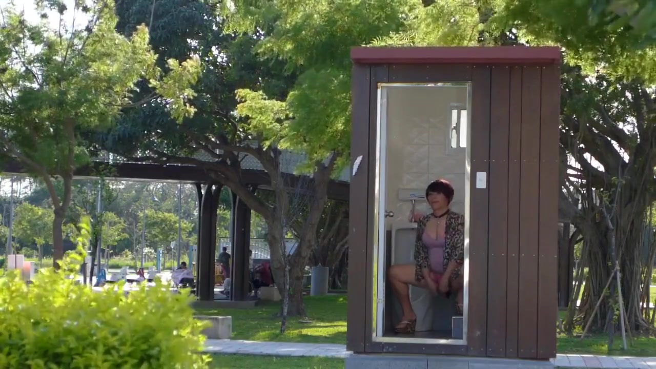 Public toilet in the park