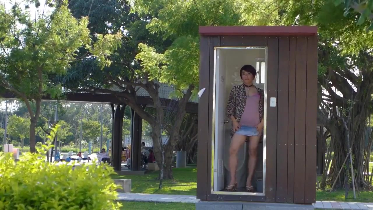 Public toilet in the park