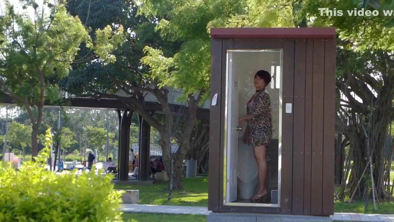 Public toilet in the park