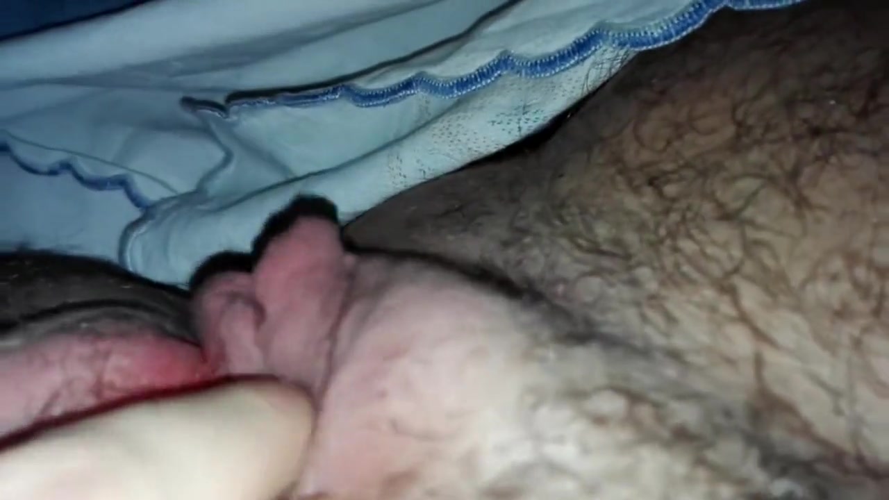 Jerking off before bedtime