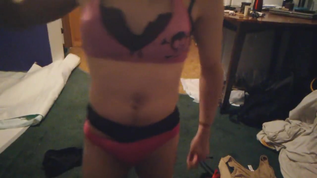 Wearing pink tnite
