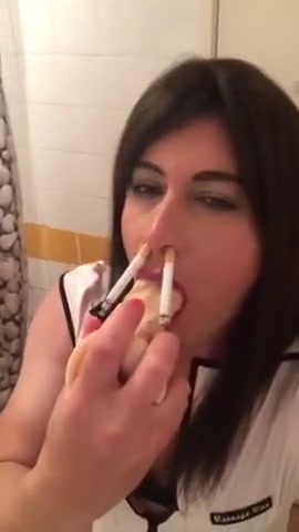 Sissy Nikki Smoking Multiples. Like for more of her.