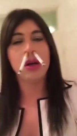 Sissy Nikki Smoking Multiples. Like for more of her.