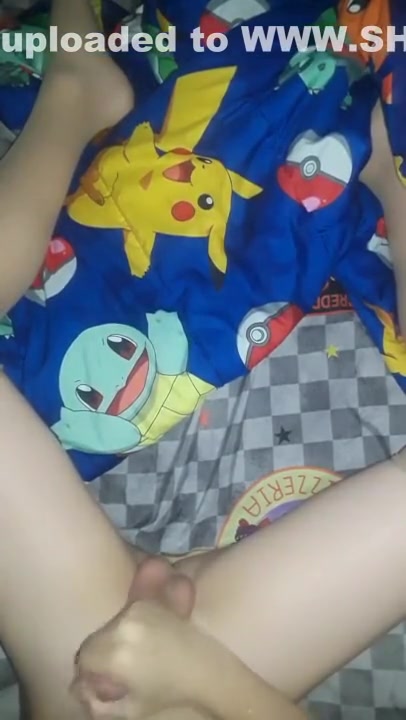 Transgender masturbates
