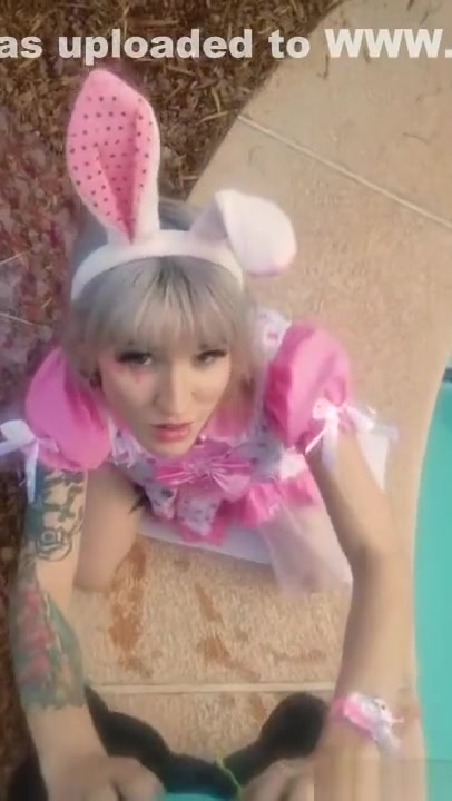 TS Bunny Lena Kelly Sucks Down a Big Cock