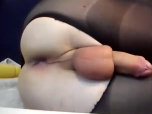 Stockings anal play