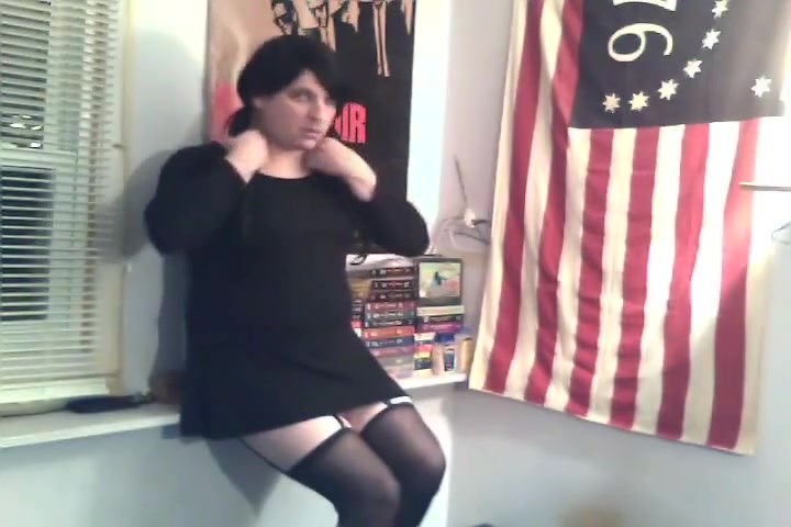 Crossdresser Rick Ryder With charming Pigtails