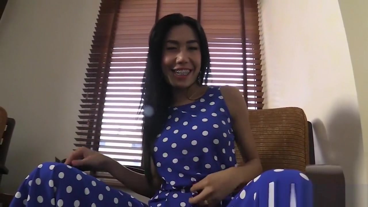 Tight big tits ladyboy gets anal rammed