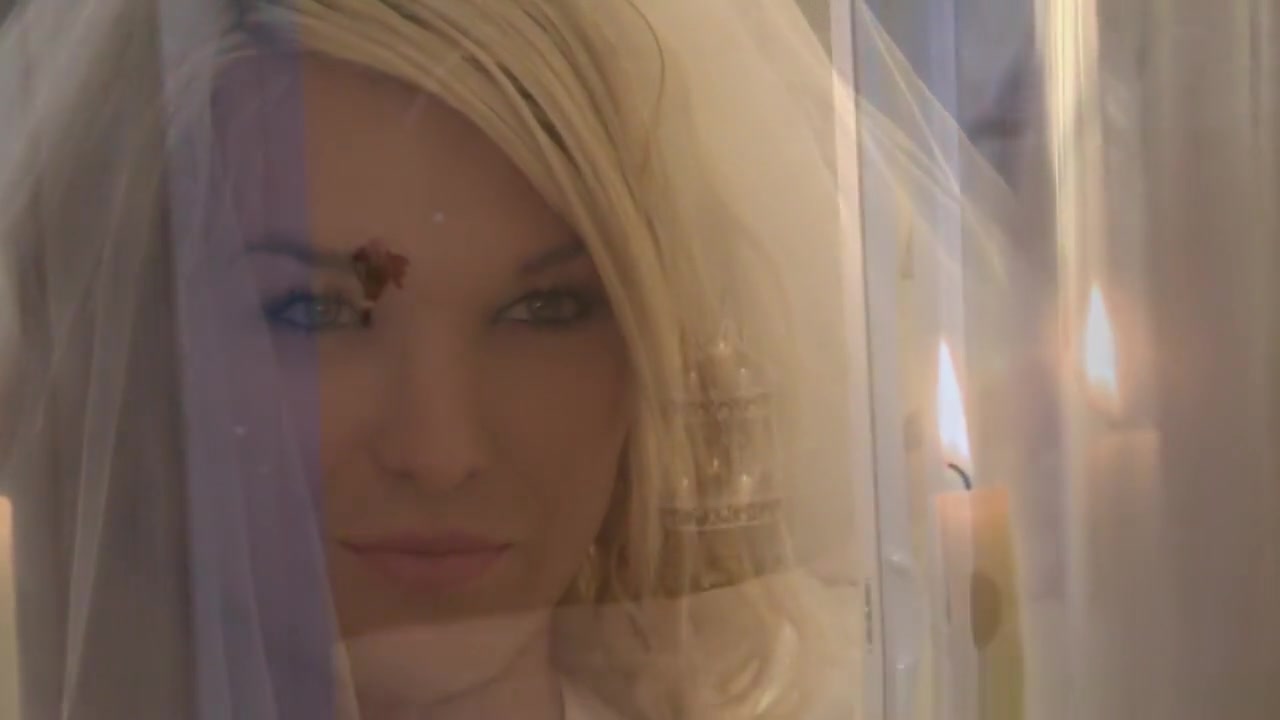 Shemale bride pleasured on her wedding night