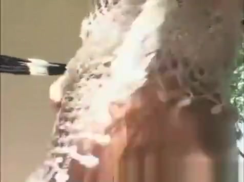 Petite tgirl receives 2 BBCs
