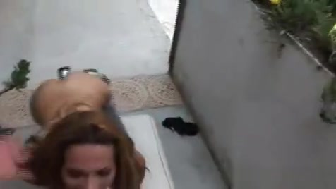 TS Gf Outside Sex