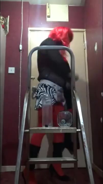 british masked boyfriend drinks his own piss dressed like a sissy slut