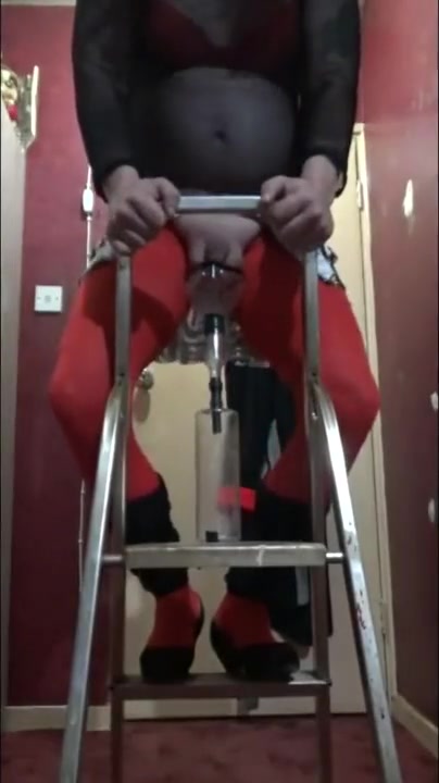 british masked boyfriend drinks his own piss dressed like a sissy slut