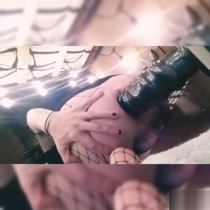 Anal Slut Huge Dildo