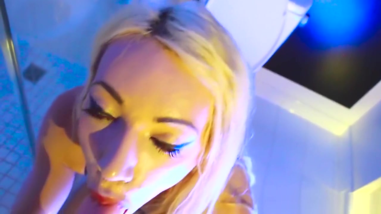 TS Gloryhole Fantasy - Sasha de Sade sissy bimbo slut sucking & gagging BBC