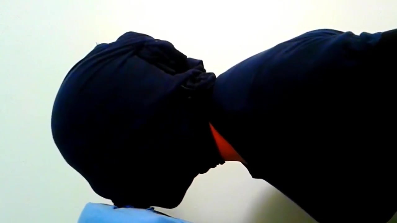 Sloppy Sucking My Toy In My Homemade Zentai Bodysuit (HANDS BEHIND BACK)