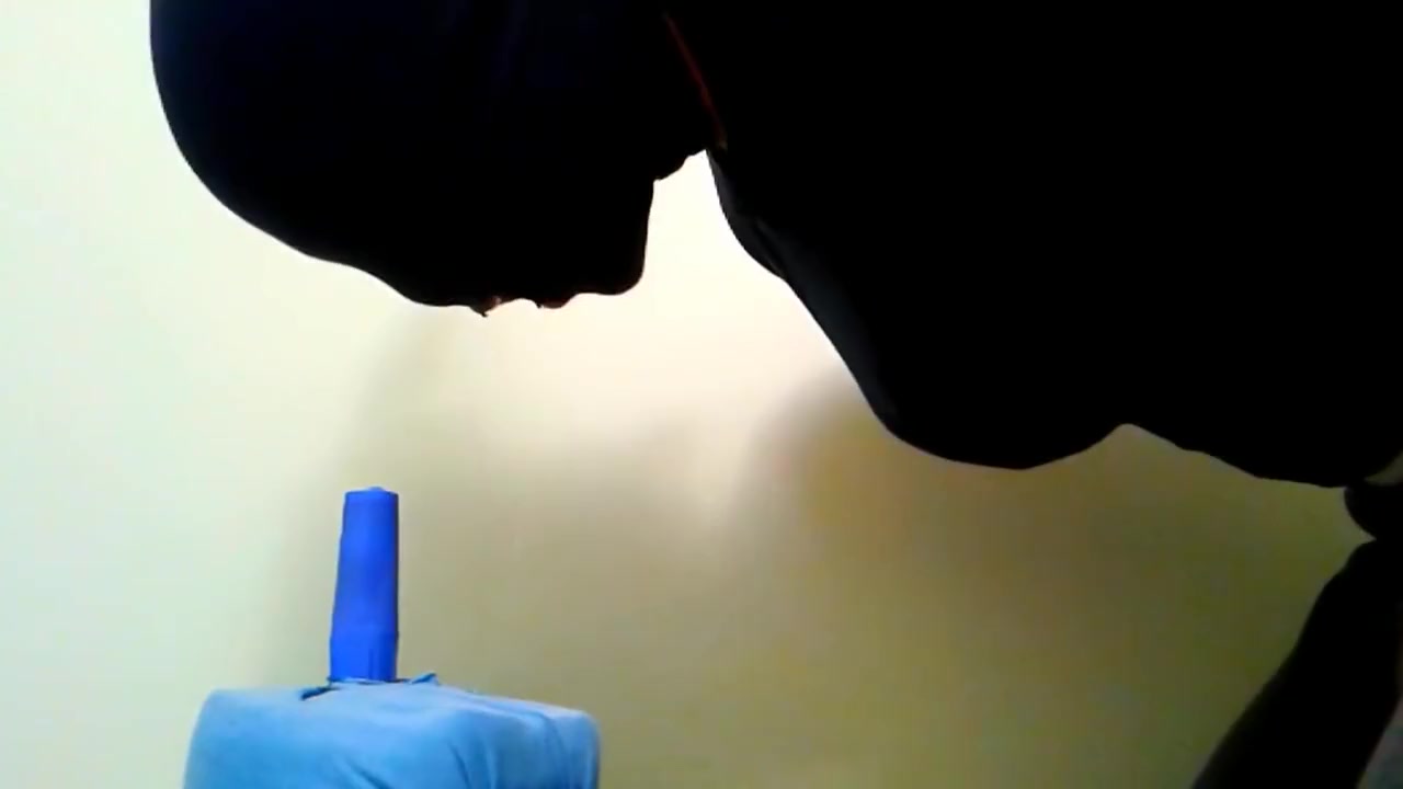 Sloppy Sucking My Toy In My Homemade Zentai Bodysuit (HANDS BEHIND BACK)