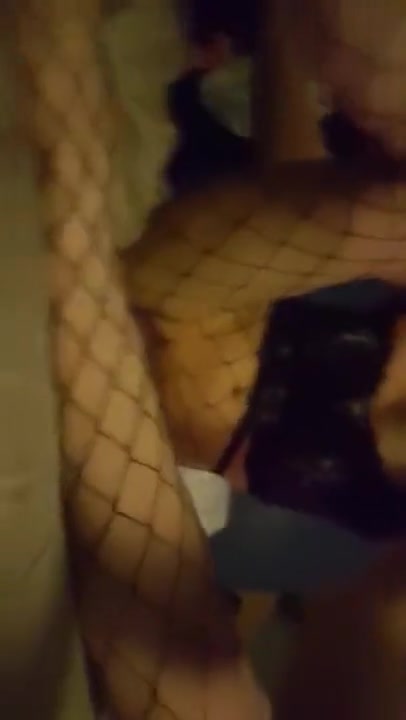 Veronica Way - Trap in Fishnets Fucks Herself With Dildo