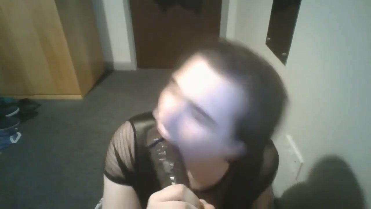 POV Sissy Blowjob and Saved Cum Bukkake