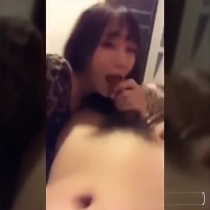 Cute Chinese Tranny suck off a guy and cum in her mouth