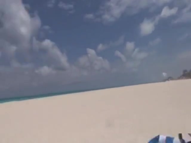 Picking Up Tall & Blonde Dick Girl On The Beach